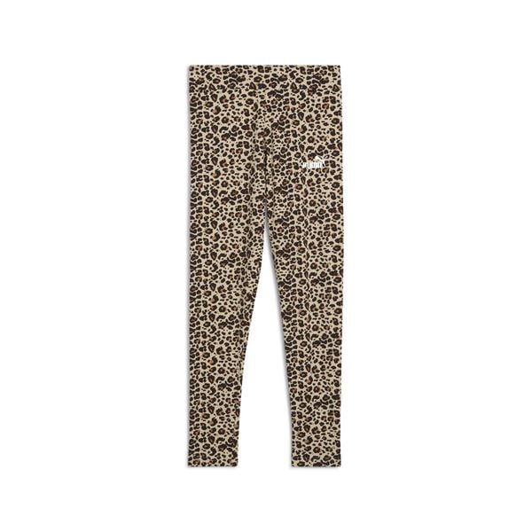 Młodzieżowe legginsy Essentials ze zwierzęcym wzorem PUMA. Brązowa legginsy damskie Puma, bez wzorów. Za 129.00 zł.