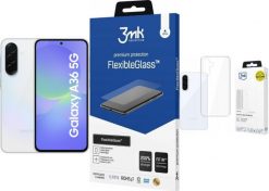 Smartfon Samsung Galaxy A36 5G 8/256GB Biały (SM-A366BZAGEUE) + FlexibleGlass + Etui Clear Case. Białe smartfony SAMSUNG. Za 1,317.00 zł.