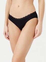 Triumph Komplet fig Feel Of Cotton 10225045 Czarny. Czarne majtki damskie Triumph, z bawełny. Za 79.99 zł.
