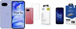 Smartfon Pixel 9A 5G 8/128GB Fioletowy (99936220) + FlexibleGlass + Etui Clear Case. Fioletowe smartfony Google. Za 1,876.00 zł.