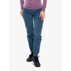Spodnie rowerowe damskie Mons Royale Diversion Merino Trail Pants. Niebieskie spodnie sportowe damskie Mons Royale, bez wzorów, sportowe, rowerowe. Za 655.99 zł.
