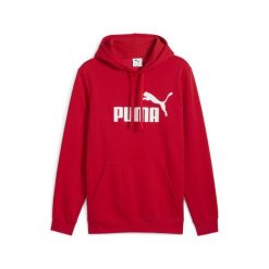 Męska bluza z kapturem Essentials z logo No. 1 PUMA. Czerwone bluzy sportowe męskie Puma, m, bez wzorów, z kapturem, do biegania. W wyprzedaży za 174.00 zł.