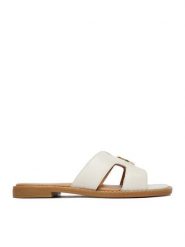 Beverly Hills Polo Club Klapki EO-WI16-ALYSHA-02 Biały. Białe klapki damskie Beverly Hills Polo Club, bez wzorów, ze skóry, bez obcasa, bez zapięcia. Za 251.99 zł.