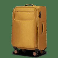 Walizka miękka średnia TERN Wings 24" YELLOW. Żółte walizki damskie Wings, bez wzorów, z materiału, średnie. Za 219.90 zł.