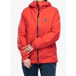 Kurtka z membraną damska Black Diamond Highline Stretch Shell. Czarne kurtki sportowe damskie Black Diamond, bez wzorów, bez ramiączek, bez kaptura, trekkingowe. Za 1,028.99 zł.