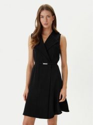 BOSS Sukienka koktajlowa Dimosa 50554224 Czarny Regular Fit. Czarne sukienki damskie Boss, bez wzorów, z wiskozy, wizytowe, bez kołnierzyka, bez ramiączek. Za 1,699.00 zł.