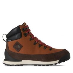 Trekkingi The North Face. Brązowe buty sportowe męskie The North Face, bez wzorów, bez zapięcia, trekkingowe. Za 579.99 zł.