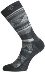 Skarpety merino WLI. Żółte skarpetki damskie LASTING, bez wzorów, z elastanu. Za 65.00 zł.