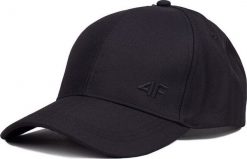 4f Czapka z daszkiem damska 4F F161 głęboka czerń 4FAW23ACABF161 20S M. Czapki damskie 4F, bez wzorów. Za 51.85 zł.
