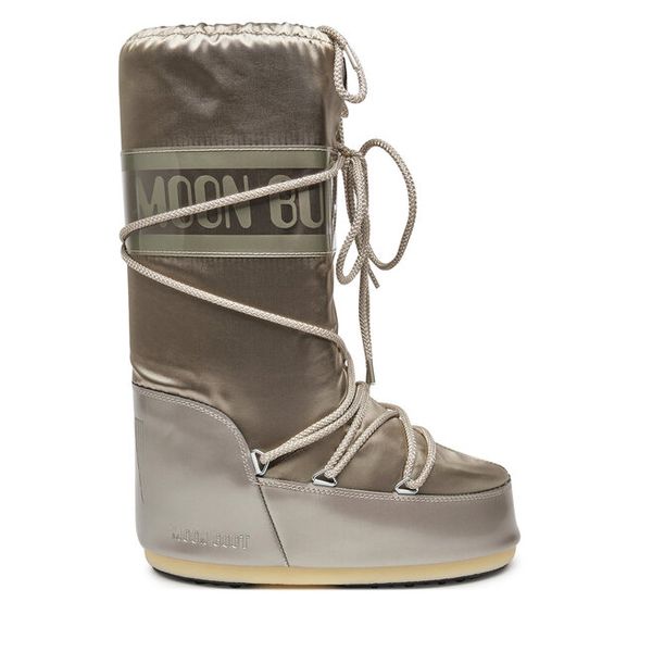 Śniegowce Moon Boot. Żółte śniegowce damskie Moon Boot, bez zapięcia. Za 619.99 zł.