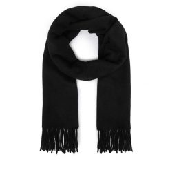 Szalik Weekend Max Mara. Czarne szaliki damskie Weekend Max Mara, bez wzorów. Za 544.99 zł.