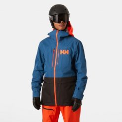 Kurtka narciarska Helly Hansen Elevation Infinity 3.0. Niebieskie kurtki sportowe męskie Helly Hansen, na zimę, m, bez wzorów, bez kaptura, narciarskie. W wyprzedaży za 2,735.50 zł.