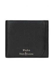 Polo Ralph Lauren Portfel 405963224001 Czarny. Czarne portfele męskie Polo Ralph Lauren, bez wzorów, ze skóry. Za 549.99 zł.