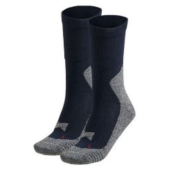 Skarpety turystyczne unisex - Multi granatowy - 2 pary. Niebieskie skarpetki damskie Xtreme, bez wzorów, z elastanu. Za 134.79 zł.