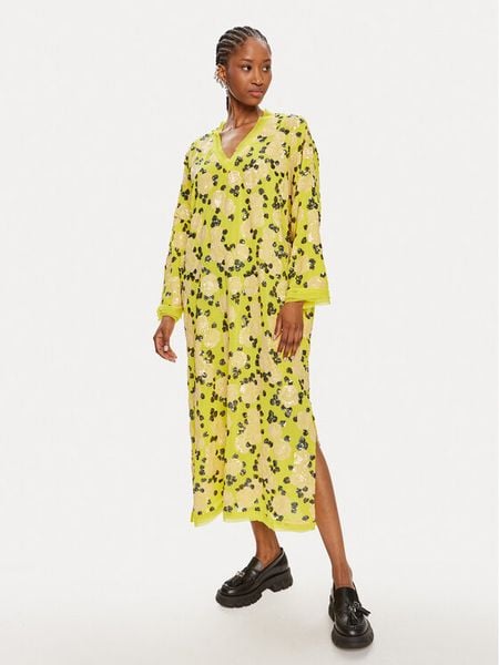 Munthe Sukienka codzienna Olight 242130024226 Żółty Oversize. Żółte sukienki damskie Munthe, na co dzień, bez wzorów, z syntetyku, bez kołnierzyka, bez ramiączek, oversize. Za 1,699.00 zł.