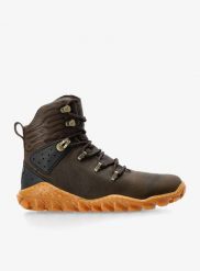 Buty damskie Vivobarefoot Tracker Forest Esc. Brązowe obuwie trekkingowe damskie Vivobarefoot, z gumy, przed kolano, bez zapięcia. Za 1,088.99 zł.