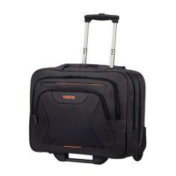 Walizka podróżna American Tourister AT Work. Czarne walizki damskie American Tourister, bez wzorów. Za 489.99 zł.