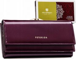 Peterson Duży, skórzany portfel damski z systemem RFID - Peterson NoSize. Portfele damskie Peterson. Za 161.97 zł.