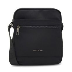 Saszetka GINO ROSSI. Czarne torby na ramię męskie Gino Rossi, małe. Za 99.99 zł.