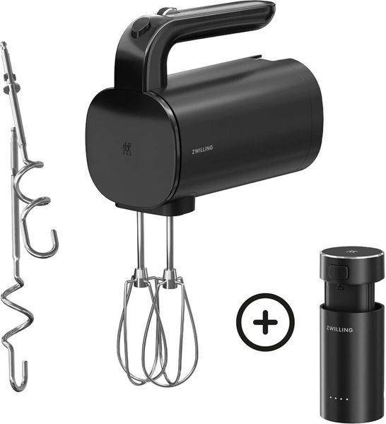 Mikser ręczny bezprzewodowy Xtend czarny z akumulatorem i ładowarką. Czarne miksery Zwilling. W wyprzedaży za 718.20 zł.