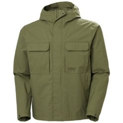 Kurtka wodoodporna Helly Hansen Escape. Zielone kurtki męskie Helly Hansen, m, bez wzorów, bez kaptura. Za 775.00 zł.