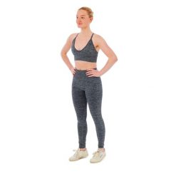 Damski zestaw sportowy Xtreme - legginsy + biustonosz sportowy - Antracyt. Szare legginsy damskie XTREME SOCKSWEAR, bez wzorów, z materiału. Za 190.74 zł.