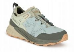 Buty trekkingowe damskie Aku W'S OMNIA V-LIGHT GTX, light blue/ light green, 39 (779-578-5.5). Niebieskie obuwie trekkingowe damskie Aku, bez zapięcia. Za 518.65 zł.