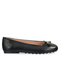 Baleriny Gant. Czarne balerinki damskie GANT, bez wzorów, bez obcasa, bez zapięcia. Za 369.99 zł.