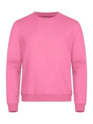 Clique Basic Roundneck bluza unisex, materiał antymechacący – bright pink. Czerwone bluzy damskie CLIQUE, xl, bez wzorów, z bawełny, bez ramiączek, bez kaptura. Za 155.70 zł.