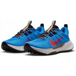 Buty sportowe do biegania męskie Nike Juniper Trail 2. Niebieskie buty sportowe męskie Nike, bez wzorów, bez zapięcia, do biegania. Za 325.60 zł.