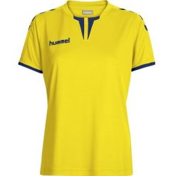 Koszulka sportowa z krótkim rękawem damska Hummel Core Womens SS Jersey. Zielone koszulki sportowe damskie Hummel, m, bez wzorów, z jersey, bez ramiączek, do piłki nożnej. Za 37.00 zł.