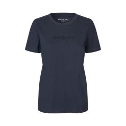 Koszulka damska Kingsland Nadia. Niebieskie koszulki sportowe damskie KINGSLAND, bez wzorów, bez ramiączek, do jazdy konnej. Za 307.00 zł.