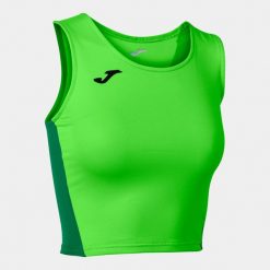 Tank top do biegania damski Joma R-Winner Crop top. Niebieskie topy damskie Joma, xs, bez wzorów, sportowe, bez kołnierzyka, bez ramiączek. W wyprzedaży za 86.50 zł.