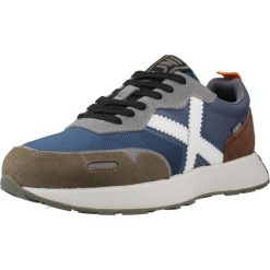 Buty MUNICH XEMINE 85 Niebieski. Niebieskie buty zimowe męskie munich, bez wzorów, ze skóry, bez obcasa, bez zapięcia. Za 414.99 zł.