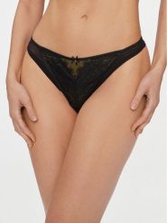 Hunkemöller Figi brazylijskie Mirabella Cheekini 203541 Czarny. Czarne majtki damskie Hunkemöller, z syntetyku. Za 79.99 zł.