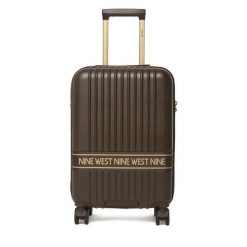 Walizka kabinowa Nine West. Brązowe walizki damskie Nine West, bez wzorów. Za 299.99 zł.
