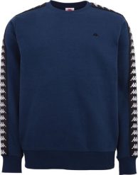 Kappa Kappa Lasse Sweatshirt 312008-19-4122 Niebieskie M. Niebieskie bluzy męskie Kappa, m, bez wzorów, bez ramiączek, bez kaptura. Za 166.14 zł.