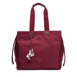 Torebka Roxy. Czerwone shopperki damskie Roxy, bez wzorów, bez dodatków. Za 199.99 zł.