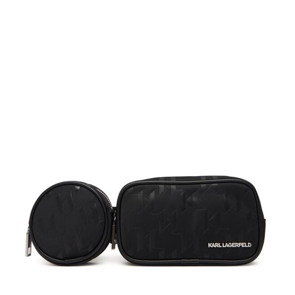 Nerka KARL LAGERFELD. Czarne saszetki i nerki męskie KARL LAGERFELD, bez wzorów. Za 489.99 zł.