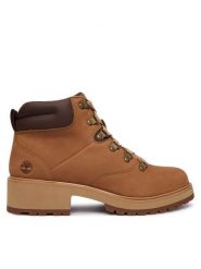 Timberland Trapery Carnaby Row TB0A2QH4EM41 Brązowy jasny. Brązowe trapery damskie Timberland, z nubiku, bez zapięcia. Za 739.99 zł.