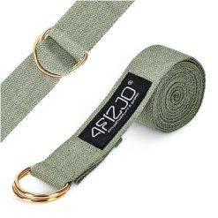 Pasek do jogi 4FIZJO 300 cm. Zielone paski damskie 4FIZJO, z bawełny, sportowe. Za 24.99 zł.