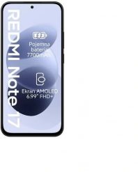 Smartfon Xiaomi Xiaomi REDMI Note 17 17,8 cm (6.99") 4G 6 GB 256 GB 7700 mAh Czarny. Czarne smartfony Xiaomi. Za 1,099.00 zł.