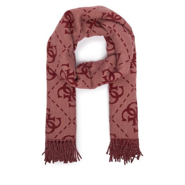 Szalik Guess. Czerwone szaliki damskie Guess, z aplikacjami. Za 234.99 zł.