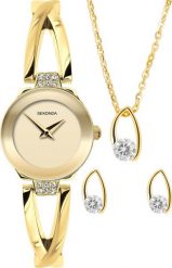Zegarek Sekonda Zegarek damski Sekonda 49033 złoty. Żółte zegarki damskie Sekonda, złote. Za 455.00 zł.