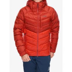 Kurtka puchowa męska Rab Axion Pro Jacket. Czerwone kurtki męskie RAB, m, bez wzorów, z puchu, sportowe, bez kaptura. Za 881.99 zł.