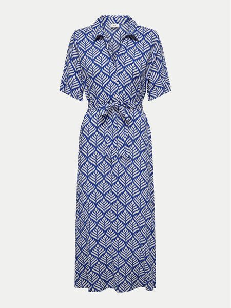 JDY Sukienka koszulowa Starr 15320702 Niebieski Regular Fit. Niebieskie sukienki damskie JDY, s, bez wzorów, z wiskozy, bez kołnierzyka, bez ramiączek, koszulowe. Za 139.99 zł.