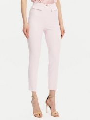 Elisabetta Franchi Spodnie materiałowe PA-077-51E2-V320 Różowy Regular Fit. Czerwone spodnie materiałowe damskie Elisabetta Franchi, bez wzorów, z materiału. Za 799.99 zł.