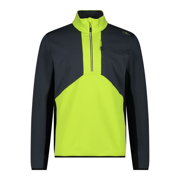 Golf męski techniczny CMP 34E4097. Czarne swetry męskie CMP, m, bez wzorów, z materiału, sportowe, bez kołnierzyka, bez ramiączek. Za 283.00 zł.