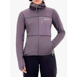 Bluza rozpinana damska Berghaus Ridge-Hiker Hoody. Fioletowe bluzy damskie Berghaus, bez wzorów, bez ramiączek, bez kaptura. Za 604.99 zł.