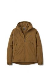 Kurtka softshell męska Borealis Hoody. Żółte kurtki męskie RAB, m, bez wzorów, z materiału, z kapturem, do biegania. Za 539.99 zł.